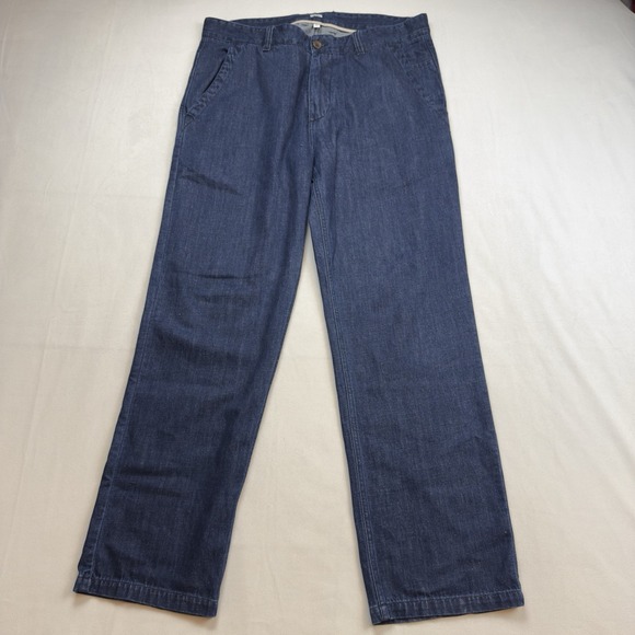 Katin Men's Isaac Straight Leg Denim Pants  Size 36 X 32 Indigo Wash Relaxed EUC - Picture 3 of 8